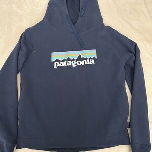 Patagonia Dark Blue Pullover with Logo